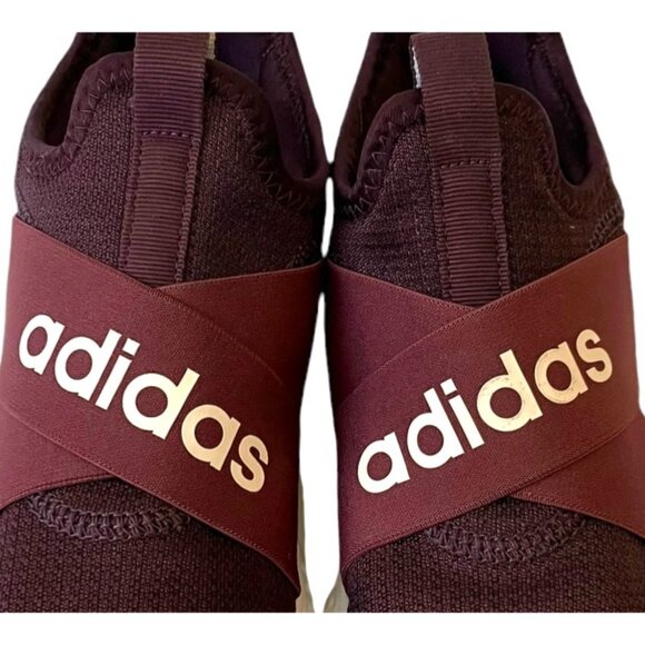 Adidas Puremotion-Adapt Cloudfoam Maroon/White Running Shoes/Sneakers Women-5.5 - Picture 14 of 16